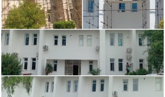 بازسازی نمای ساختمان پژوهشی مرکز تحقیقات کشاورزی خوزستان به پایان رسید