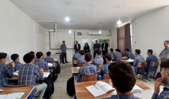 بازدید مسئولان حراست سازمان تات و مؤسسه آموزش و ترویج از هنرستان گلستان مرکز تحقیقات و آموزش کشاورزی خوزستان